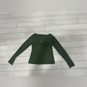 Wild Fable Forest Green Top
